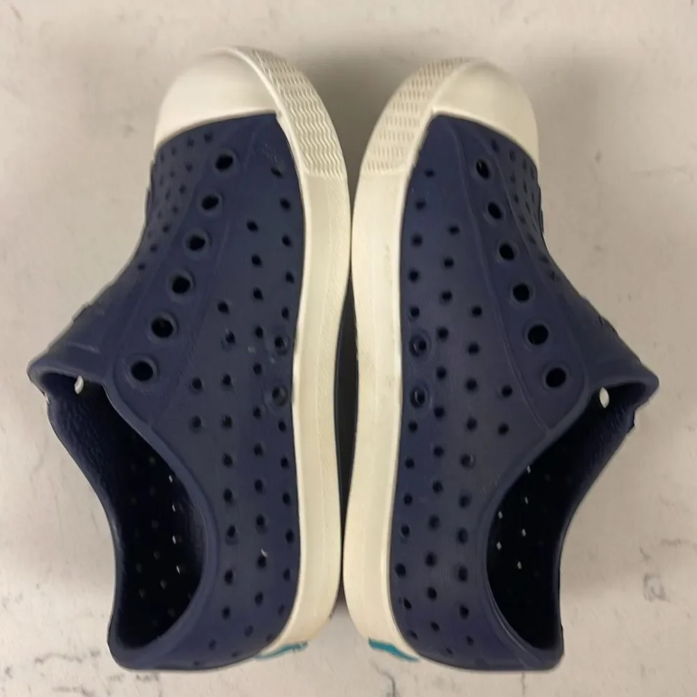 Native Jefferson Slip-on Sneakers Toddler/Little Kid Water Shoe Navy Blue Size 7